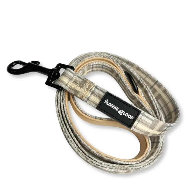 Oxford "Sand" Dog Lead – by Flossie & Floof - Memoriex