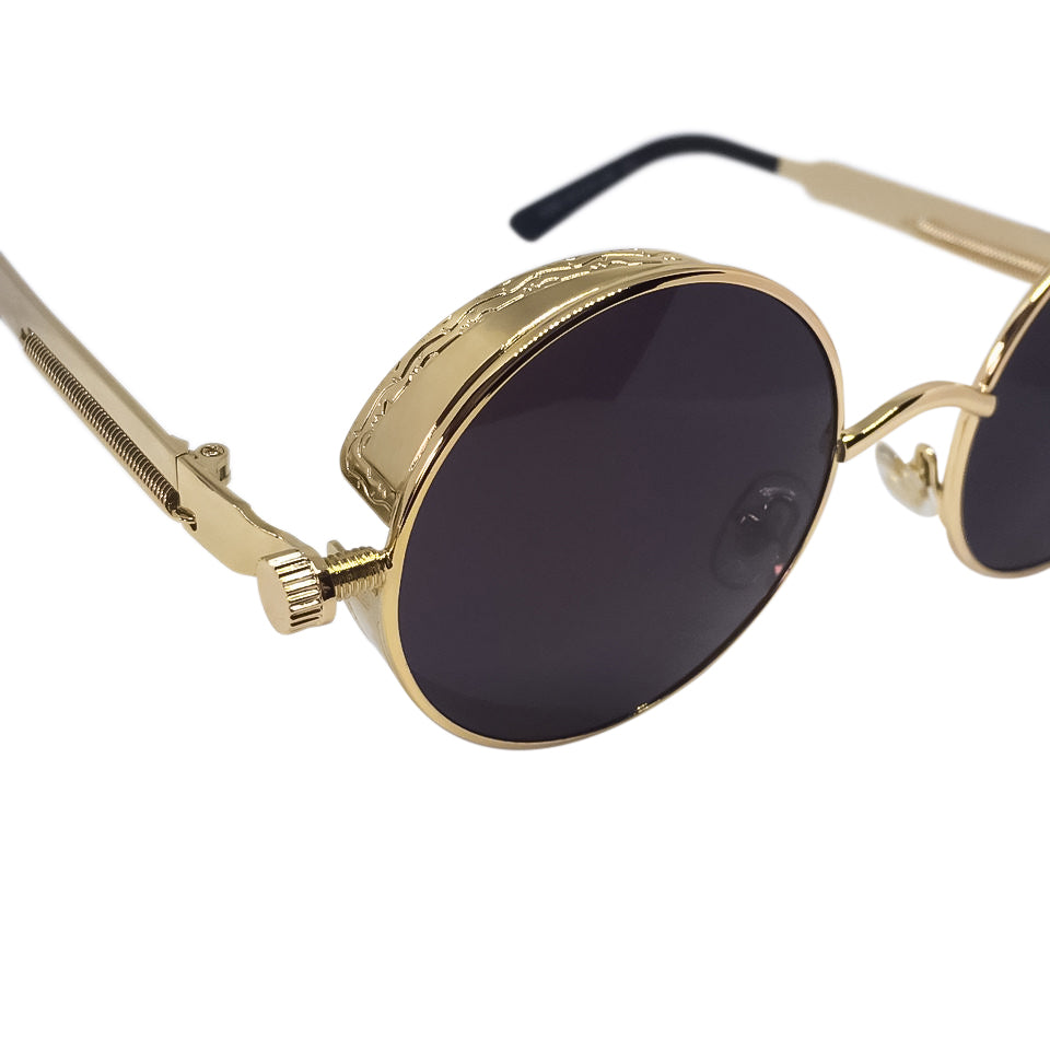 Framed Black x Gold Sunglasses-1