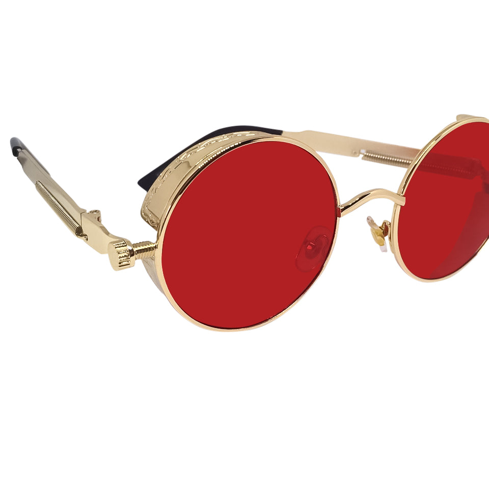 Framed Red x Gold Sunglasses-3