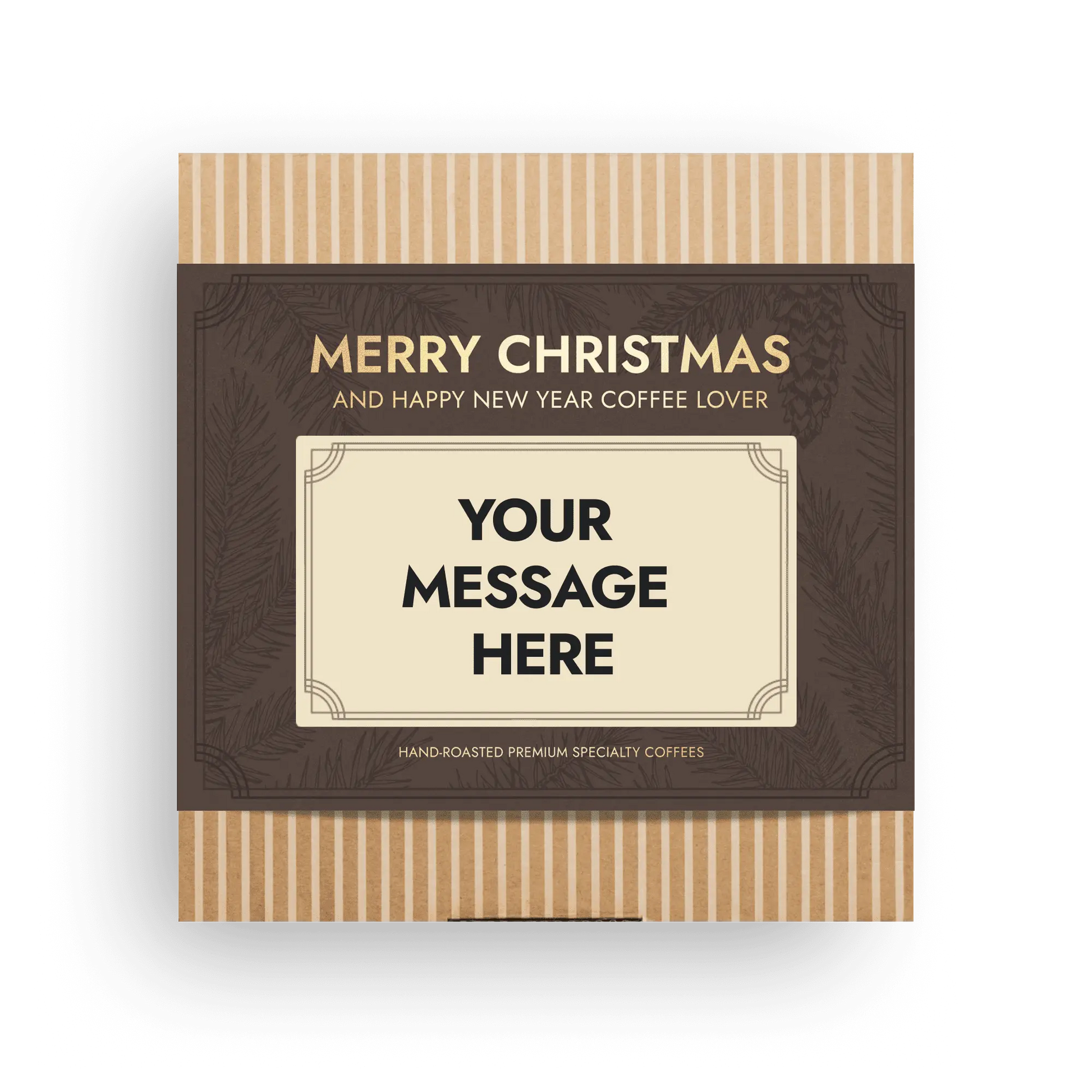 PERSONALIZABLE SPECIALTY COFFEE BEAN CHRISTMAS GIFT BOX-0