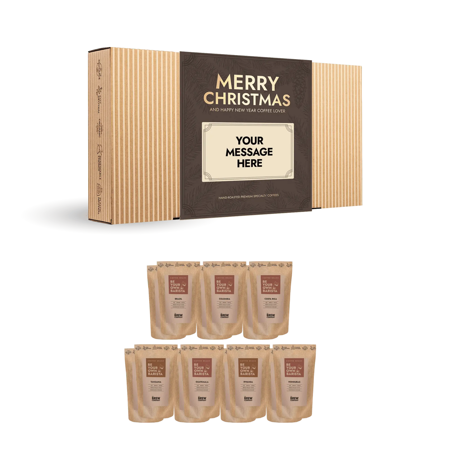 PERSONALIZABLE SPECIALTY COFFEE BEAN CHRISTMAS GIFT BOX-3