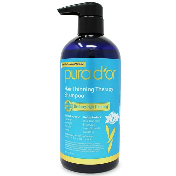 Shampoo for Hair Thinning & Hair Loss Treatment | Pura d'or by Ammuri-0