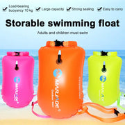PVC  Inflatables Storage Swim Buoys Dry Bag Orange Floating Safety Swimming Buoy - Memoriex 