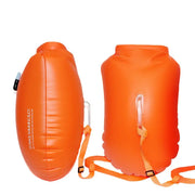 PVC  Inflatables Storage Swim Buoys Dry Bag Orange Floating Safety Swimming Buoy - Memoriex 