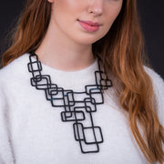 Belinda Statement Rubber Necklace-1