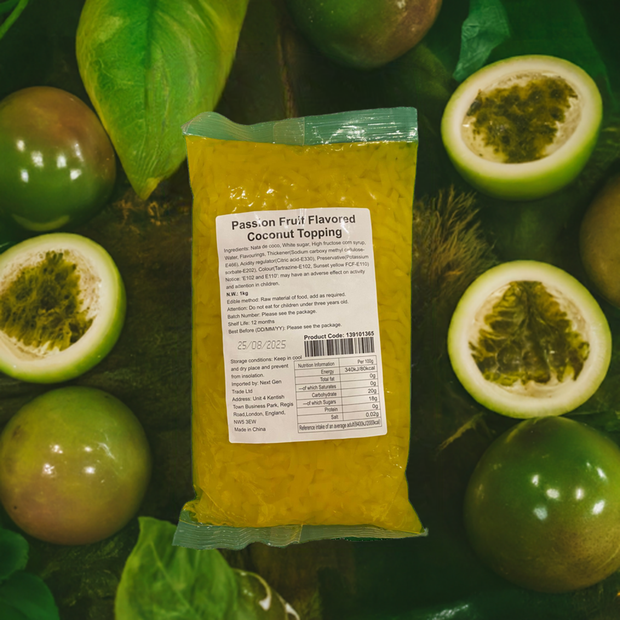 Passion Fruit Flavoured Coconut Jelly - Memoriex 