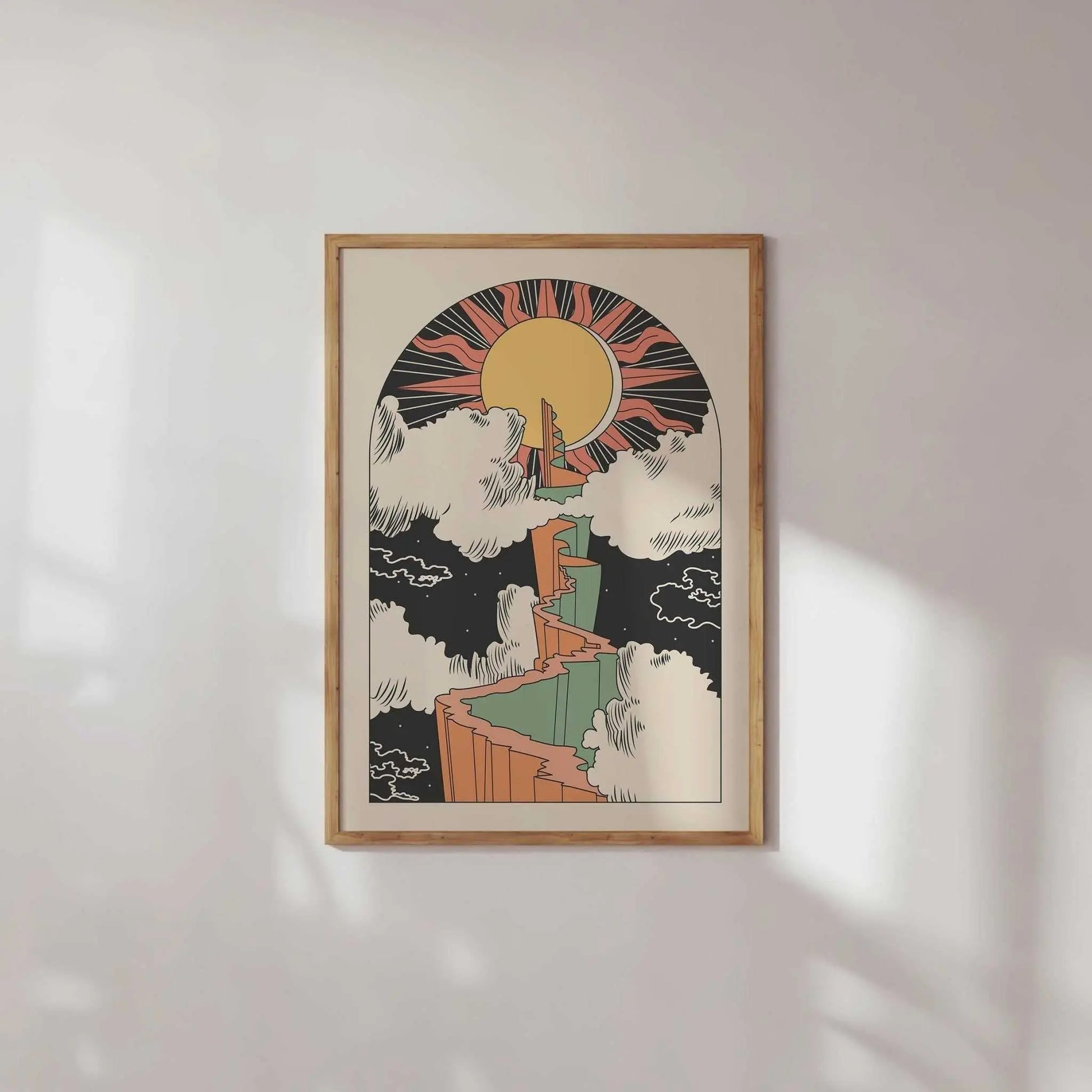 Path to the Sun Art Print-1