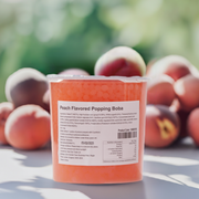 Peach Flavoured Popping Boba - Memoriex 