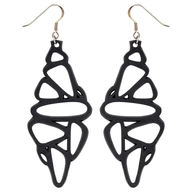 Pebble Recycled Rubber Earrings - Memoriex 