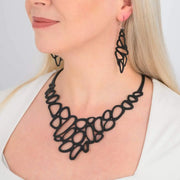 Pebble Recycled Rubber Earrings - Memoriex 