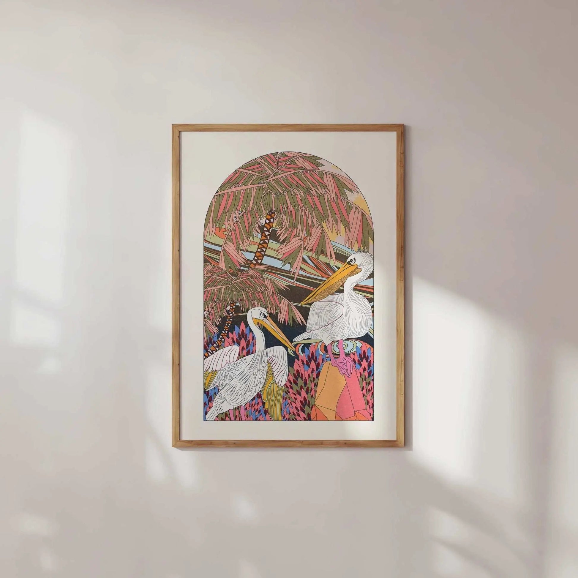 Pelicans Art Print-1