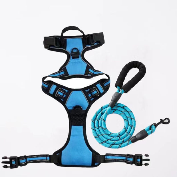 Pet Hand Holding Rope Chest And Back Nylon Dog Rope - Memoriex 