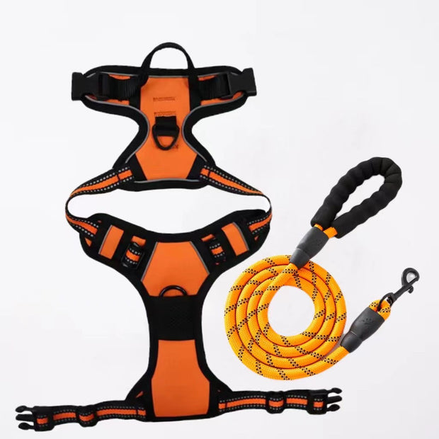 Pet Hand Holding Rope Chest And Back Nylon Dog Rope - Memoriex 