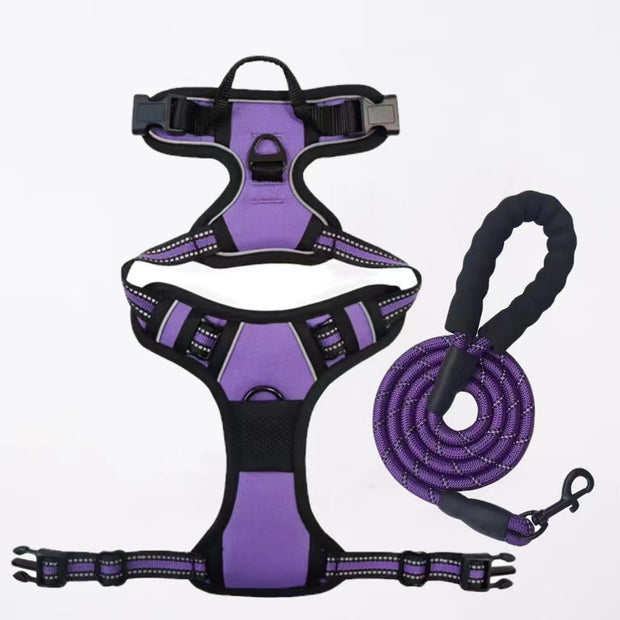 Pet Hand Holding Rope Chest And Back Nylon Dog Rope - Memoriex 