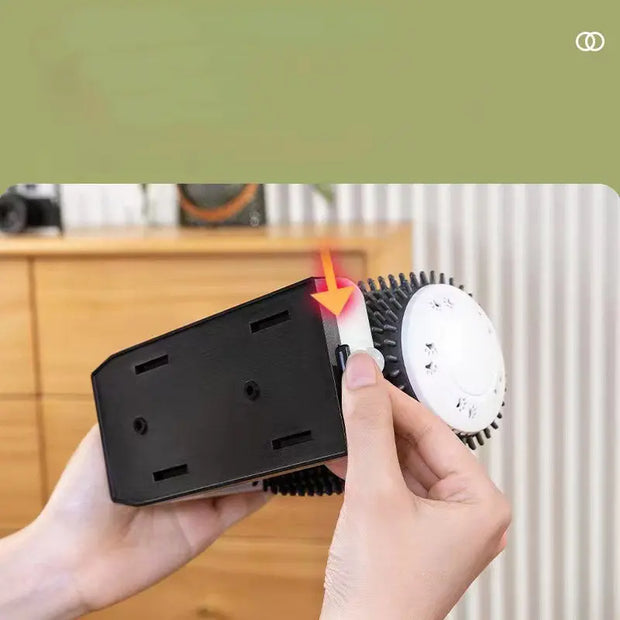 Pet Intelligent Automatic Cat Brush Corner Rubbing Brush Cat Scratching Massage To Remove Floating Hair Cat Massager - Memoriex 