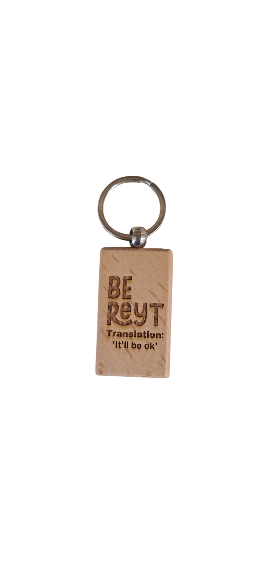 Be Reyt Wooden Key Ring - Memoriex 