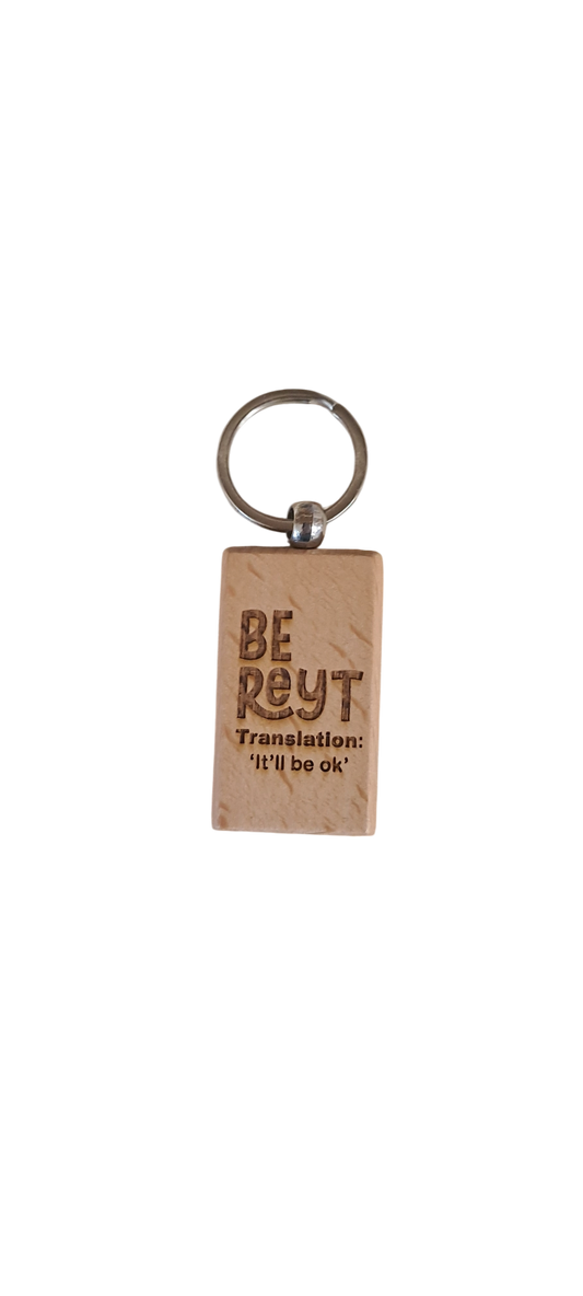 Be Reyt Wooden Key Ring - Memoriex 