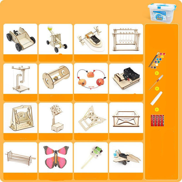 Physical Science And Technology Small Production Kit Equipment Experimental Materials Pack - Memoriex 