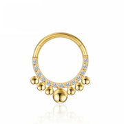 Piercing Jewelry Zircon Nose Ring Closure Ring - Memoriex 