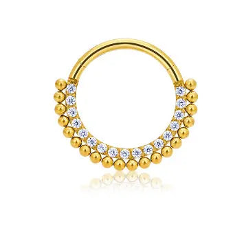 Piercing Jewelry Zircon Nose Ring Closure Ring - Memoriex 