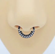Piercing Jewelry Zircon Nose Ring Closure Ring - Memoriex 