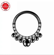 Piercing Jewelry Zircon Nose Ring Closure Ring - Memoriex 