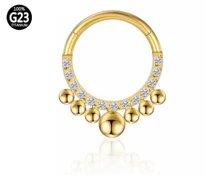 Piercing Jewelry Zircon Nose Ring Closure Ring - Memoriex 