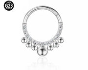 Piercing Jewelry Zircon Nose Ring Closure Ring - Memoriex 