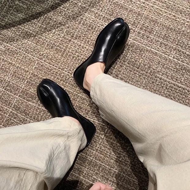 Pig's trotter split-toe shoes for lazy people with flat soles - Memoriex 