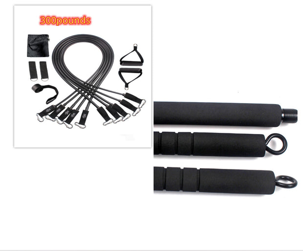 Pilates Stick Yoga Pull Bar Multifunctional Home Fitness Stick Chest Expander - Memoriex 