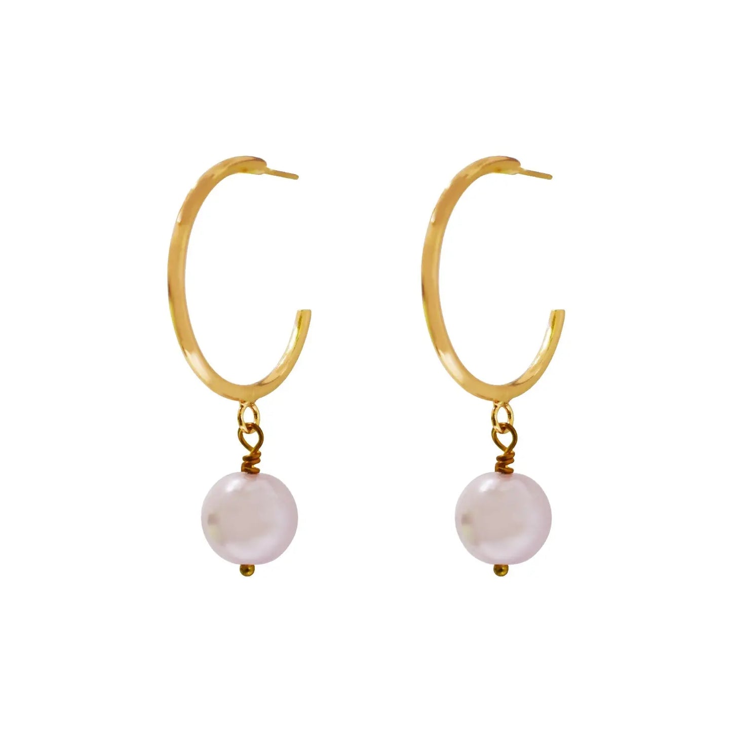 Pink Pearl Statement Earrings - Memoriex