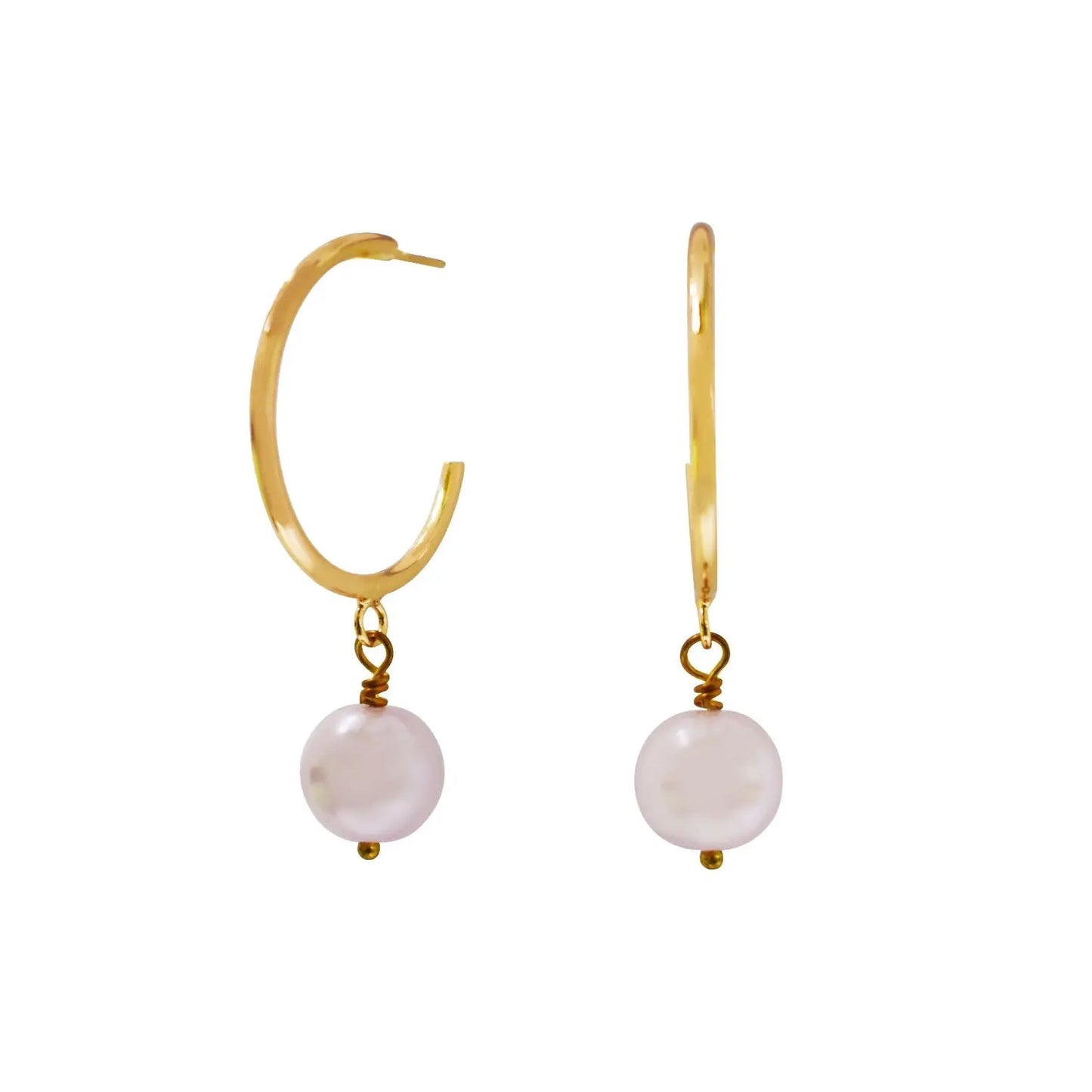 Pink Pearl Statement Earrings - Memoriex