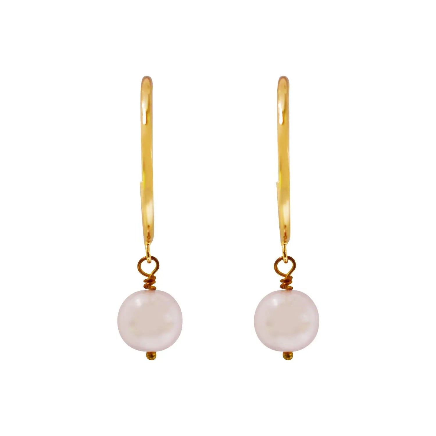 Pink Pearl Statement Earrings - Memoriex