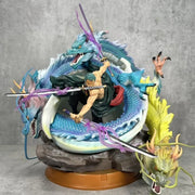 Pirate King GK Black Pearl Modified Three Dragons, Luo Luo Luo Ya Solon Super Giant Tornado Handmade Statue Model Ornament - Memoriex 