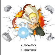 Pirate King Lufei Self adhesive Wall Stickers for Boys' Bedroom Creative Graffiti Cartoon Anime Stickers PVC - Memoriex 