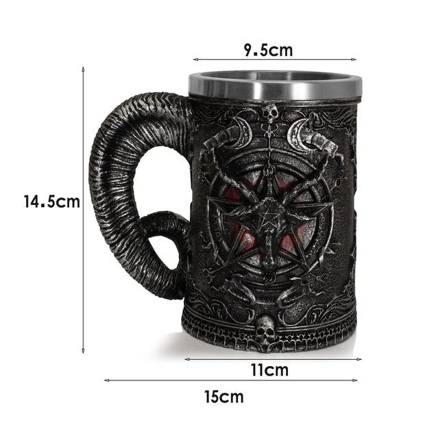 Pirate beer mug large mug resin ornament - Memoriex 