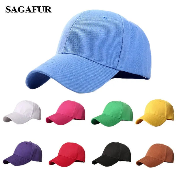 Plain Baseball Cap women men snapback caps Classic Polo Style hat Casual Sport Outdoor Adjustable cap - Memoriex 