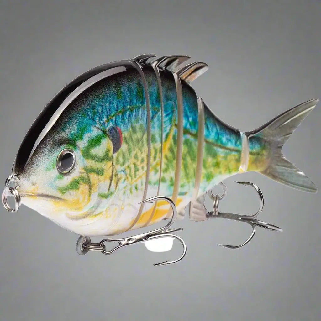 SwimPomfret Hard Swimbait with Built-in Steel Balls 3.9in/1.3oz-0