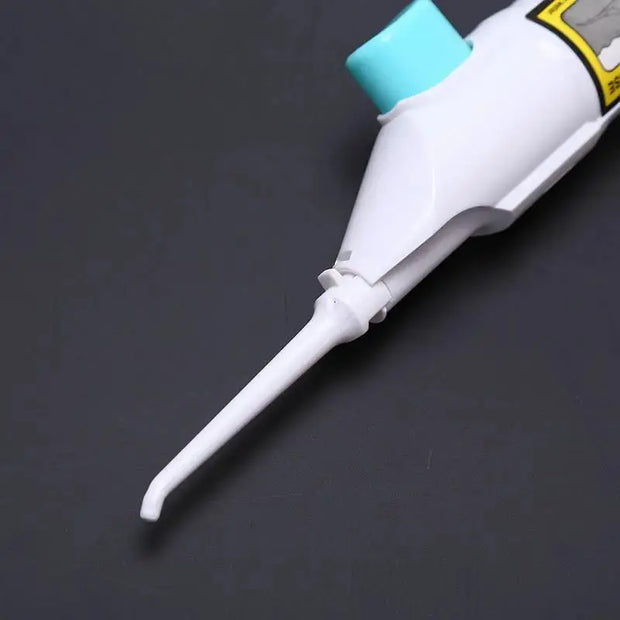 Portable Power Floss Dental Water Jet Cord Tooth Pick No Batteries Dental Cleaning Whitening Teeth Kit - Memoriex 