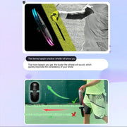 Portable Tennis Topspin Whistle Hitting Trainer - Ideal for Beginners' Swing Aid - Memoriex