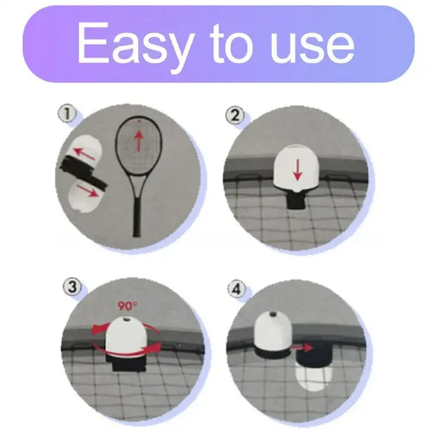 Portable Tennis Topspin Whistle Hitting Trainer - Ideal for Beginners' Swing Aid - Memoriex