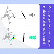 Portable Tennis Topspin Whistle Hitting Trainer - Ideal for Beginners' Swing Aid - Memoriex