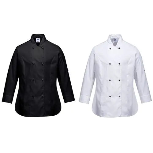 Portwest C837 Rachel Long Sleeved Chefs Jacket - Memoriex 