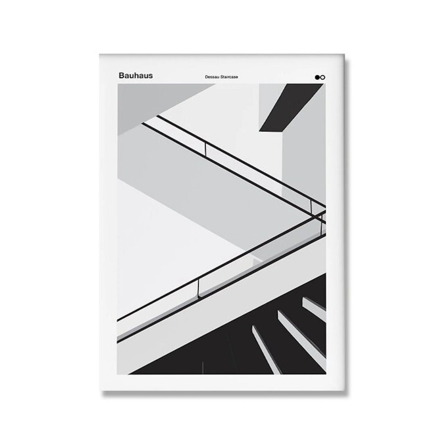 Poster Bauhaus moderne Architektur als Deko Print ohne Rahmen-2