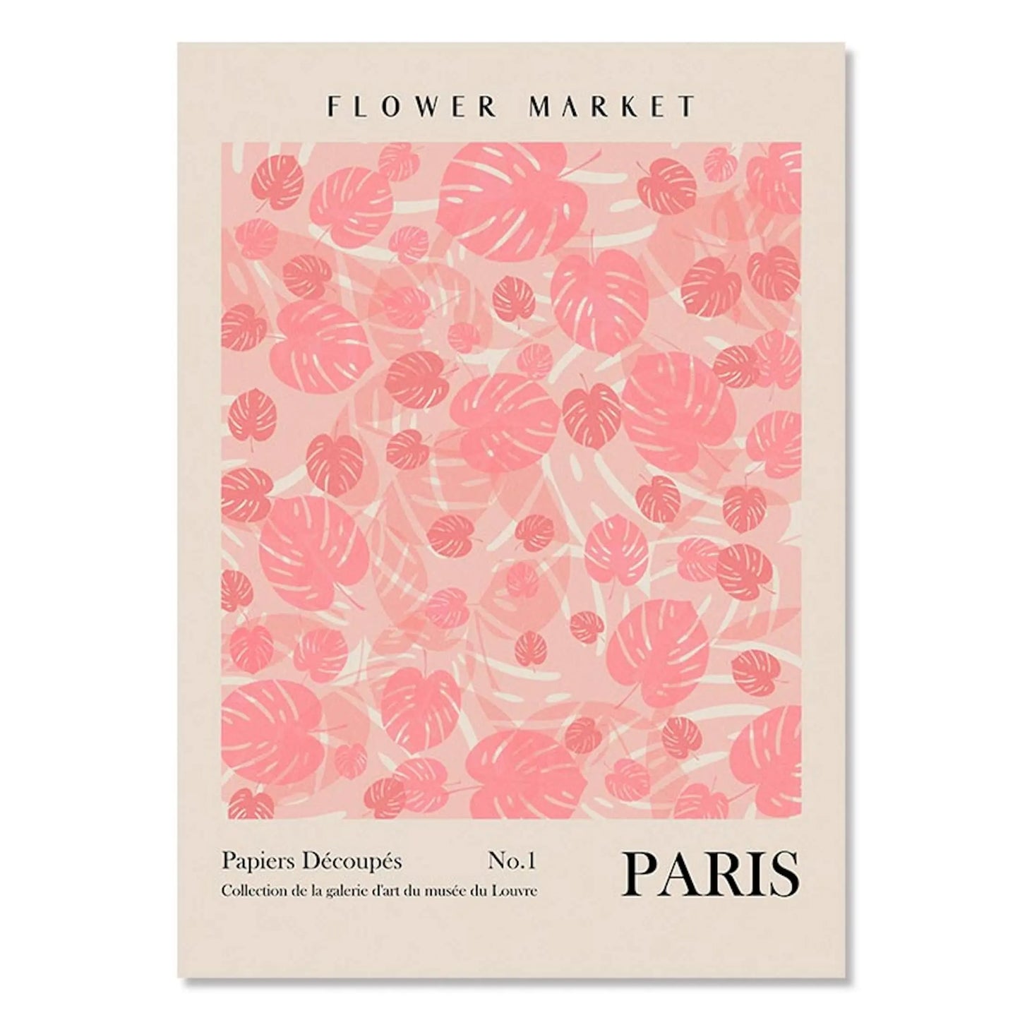 Poster Blumen Markt Botanische Bilder New York Paris Madrid London und Amsterdam als Deko Print ohne Rahmen-8