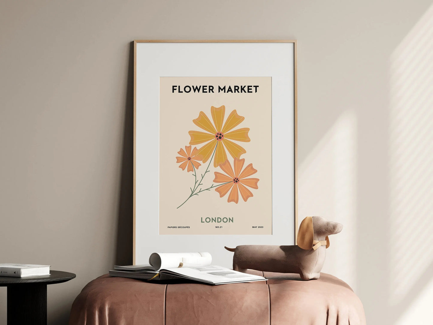 Poster Blumen Markt | Poster Set 8 Bilder | Botanische Wand Kunst I Wandbilder Wohnzimmer & Schlafzimmer | Sofort Digitaler Download-3