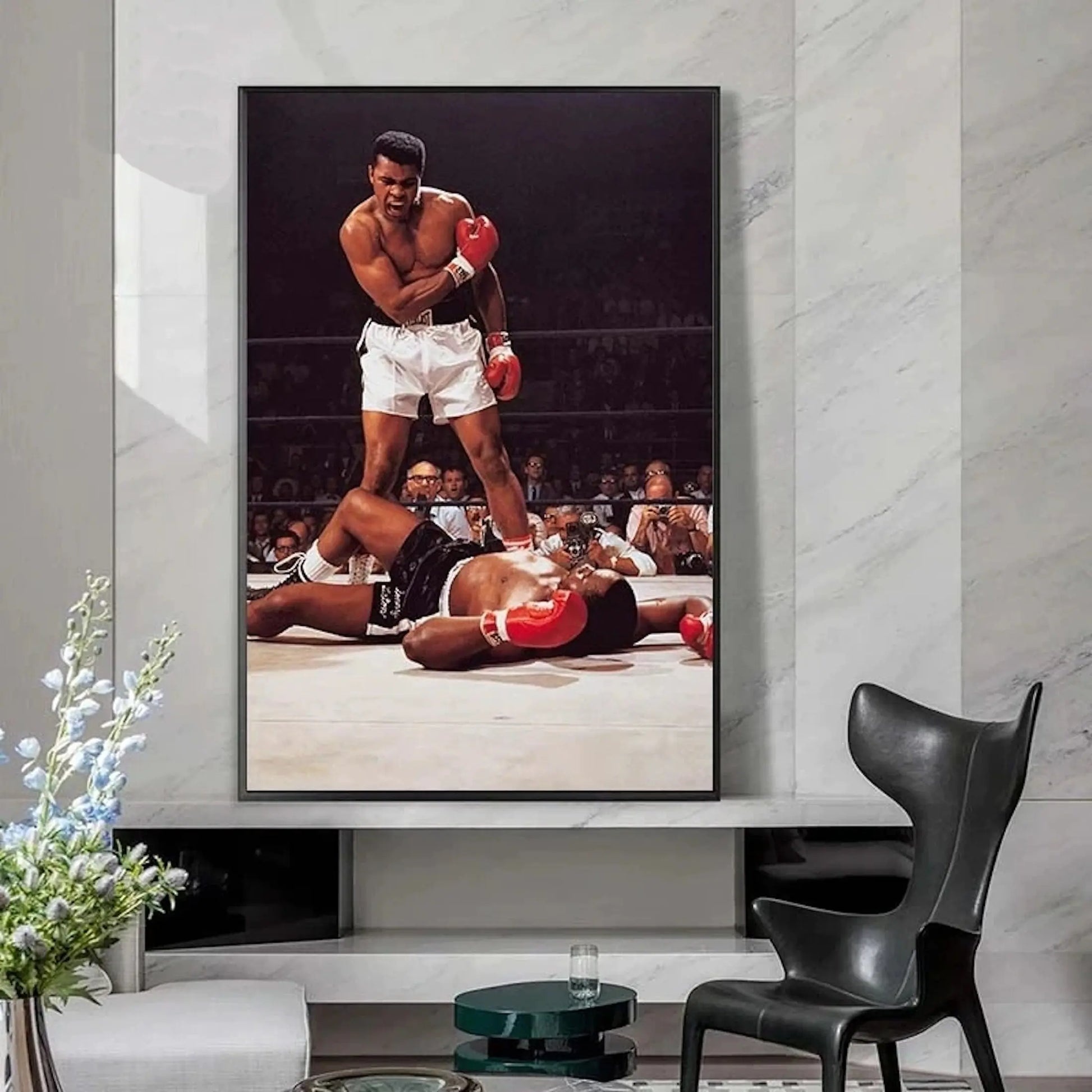 Poster Boxer Muhammad Ali Größter aller Zeiten in verschiedenen Farben als Deko Print ohne Rahmen-0