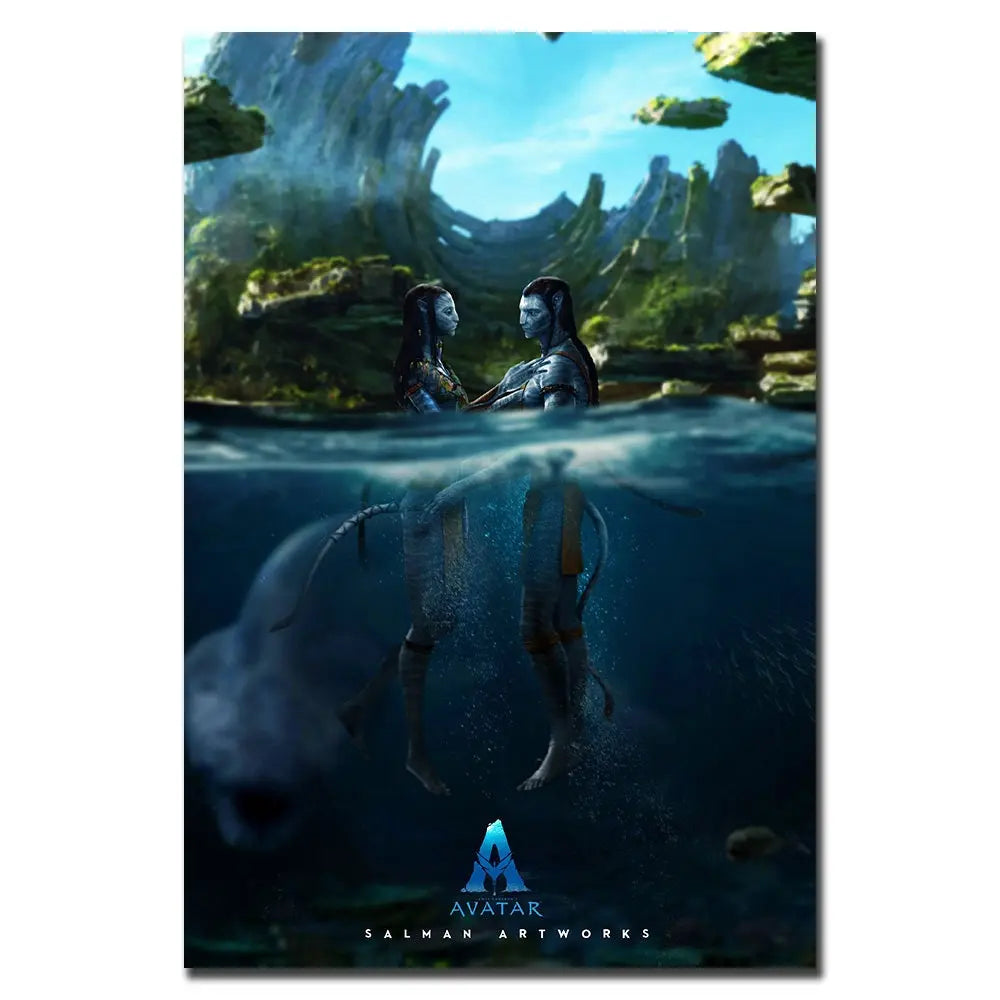 Poster Film Avatar 2 Weg des Wassers als Deko Print ohne Rahmen-6