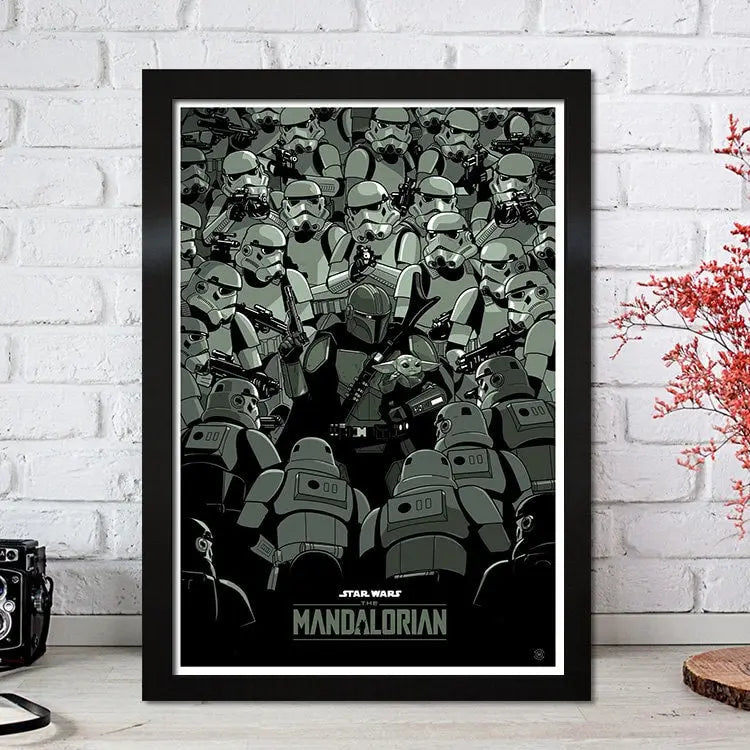 Poster Film Serie Mandalorian I Deko Print ohne Rahmen-1