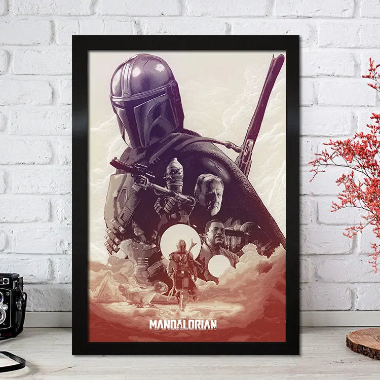 Poster Film Serie Mandalorian I Deko Print ohne Rahmen-3